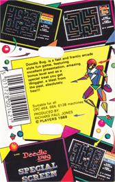 Box back cover for Doodle Bug on the Amstrad CPC.