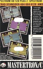 Box back cover for Dynamix on the Amstrad CPC.