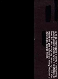 Box back cover for Fire Ant on the Amstrad CPC.