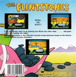 Box back cover for Flintstones, The on the Amstrad CPC.