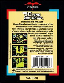 Box back cover for Flying Shark on the Amstrad CPC.