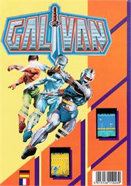 Box back cover for Galivan on the Amstrad CPC.