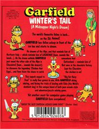 Box back cover for Garfield: Winter's Tail on the Amstrad CPC.