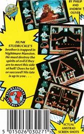 Box back cover for Ghost Hunters on the Amstrad CPC.