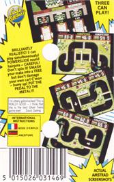 Box back cover for Grand Prix Simulator 2 on the Amstrad CPC.