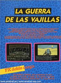 Box back cover for Guerra De Las Vajillas, La on the Amstrad CPC.