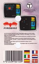 Box back cover for Gunstar on the Amstrad CPC.