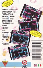 Box back cover for Hawk Storm on the Amstrad CPC.