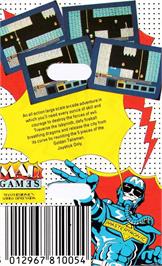Box back cover for Hero of the Golden Talisman on the Amstrad CPC.