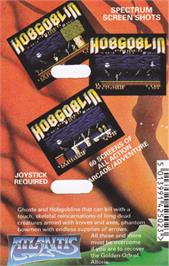 Box back cover for Hobgoblin on the Amstrad CPC.