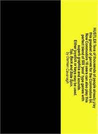 Box back cover for Hustler on the Amstrad CPC.