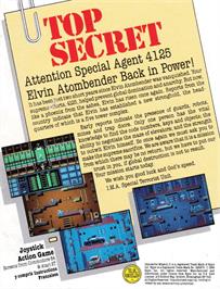 Box back cover for Impossible Mission 2 on the Amstrad CPC.