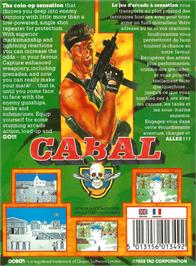 Box back cover for Jabato on the Amstrad CPC.