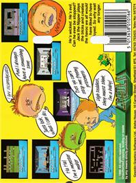 Box back cover for Jack The Ripper on the Amstrad CPC.