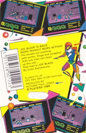 Box back cover for Joe Blade 2 on the Amstrad CPC.