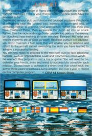 Box back cover for Jump Jet on the Amstrad CPC.
