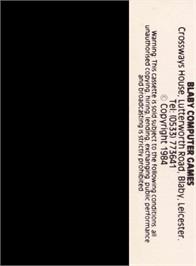 Box back cover for Jumpman on the Amstrad CPC.