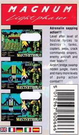 Box back cover for Jungle Warfare on the Amstrad CPC.