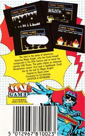Box back cover for Knight Tyme on the Amstrad CPC.