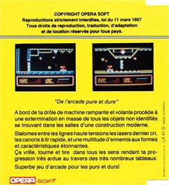 Box back cover for Last Mission, The on the Amstrad CPC.