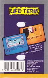 Box back cover for Life-Term on the Amstrad CPC.