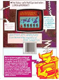 Box back cover for Lords of Midnight 2 on the Amstrad CPC.