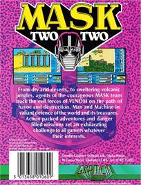 Box back cover for MASK 2 on the Amstrad CPC.