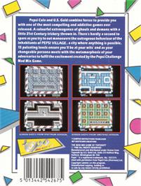 Box back cover for Mad Mix Game - The Pepsi Challenge on the Amstrad CPC.