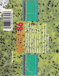 Box back cover for Marius Trésor Foot on the Amstrad CPC.