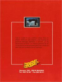 Box back cover for Metropolis (Topo Soft) on the Amstrad CPC.
