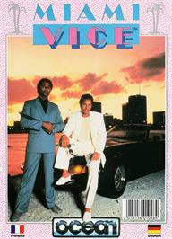 Box back cover for Miami Vice on the Amstrad CPC.