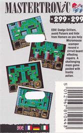 Box back cover for Micro Mouse on the Amstrad CPC.