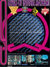 Box back cover for Midnight Resistance on the Amstrad CPC.