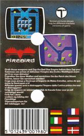 Box back cover for Mission Genocide on the Amstrad CPC.