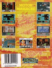 Box back cover for Motor Massacre on the Amstrad CPC.