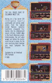 Box back cover for Moving Target on the Amstrad CPC.