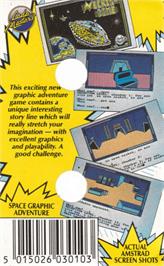 Box back cover for Necris Dome on the Amstrad CPC.