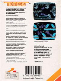 Box back cover for Nemesis on the Amstrad CPC.