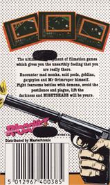 Box back cover for Nightshade on the Amstrad CPC.
