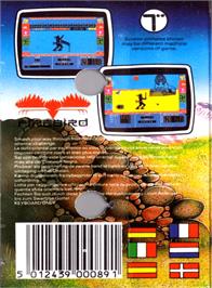 Box back cover for Ninja Master on the Amstrad CPC.