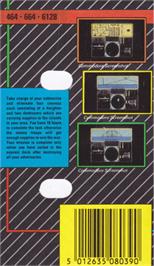 Box back cover for Ocean Conqueror on the Amstrad CPC.