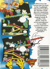 Box back cover for Olli & Lissa 3: The Candlelight Adventure on the Amstrad CPC.