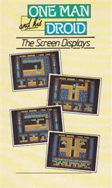 Box back cover for One Man and his Droid on the Amstrad CPC.
