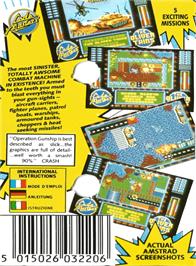 Box back cover for Operation Gunship on the Amstrad CPC.
