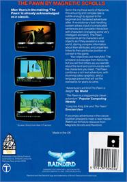 Box back cover for Pawn, The on the Amstrad CPC.
