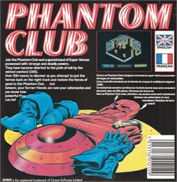 Box back cover for Phantom Club on the Amstrad CPC.