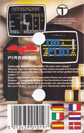 Box back cover for Plot, The on the Amstrad CPC.
