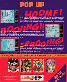 Box back cover for Pop-Up on the Amstrad CPC.
