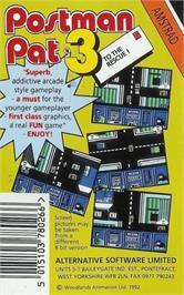 Box back cover for Postman Pat 3 - To The Rescue on the Amstrad CPC.