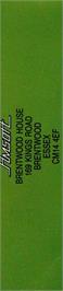 Box back cover for Prize, The on the Amstrad CPC.